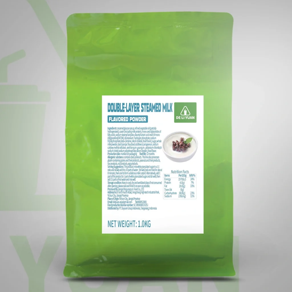 Double-Layer Steamed Milk Flavored Powder Deliyuan