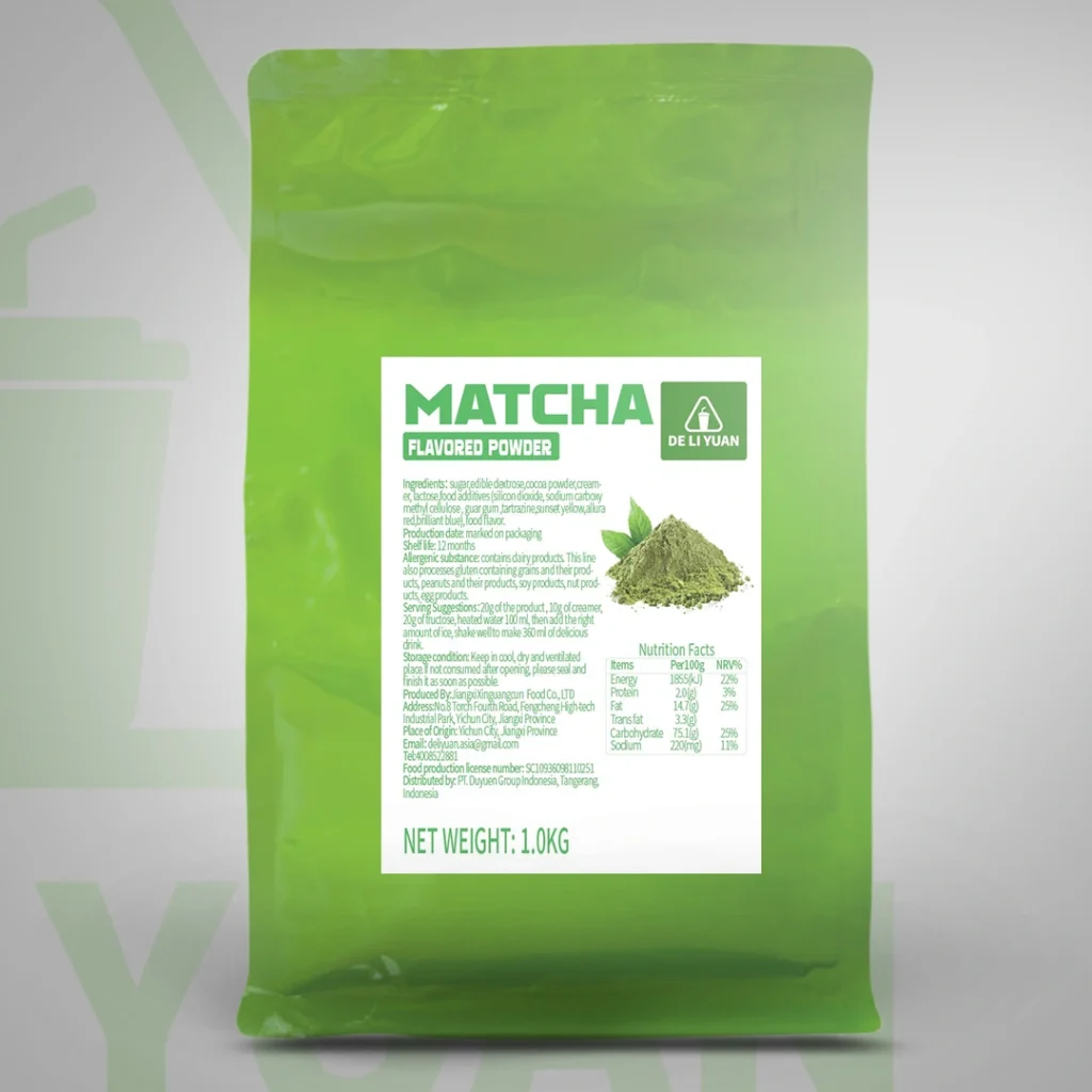 Matcha Flavored Powder Deliyuan