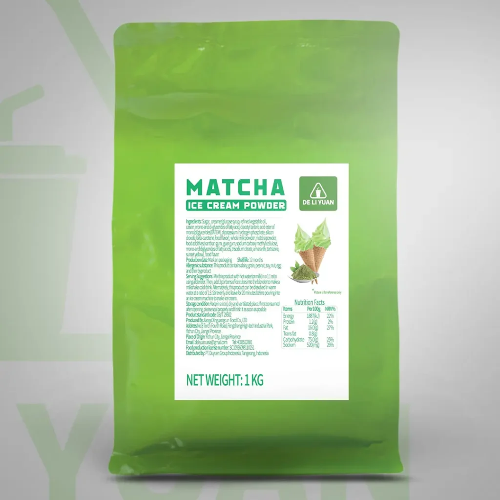 Matcha Ice Cream Powder Deliyuan