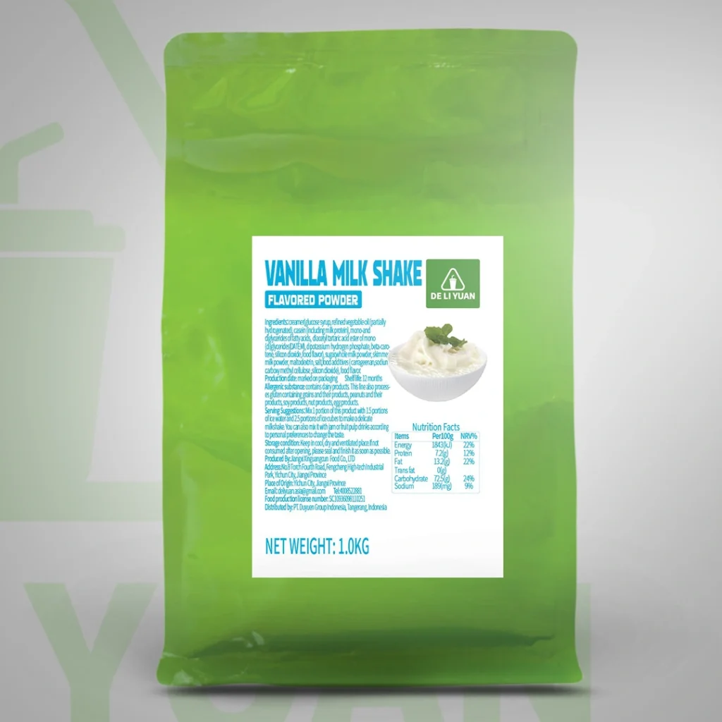 Vanilla Milk Shake Flavored Powder Deliyuan