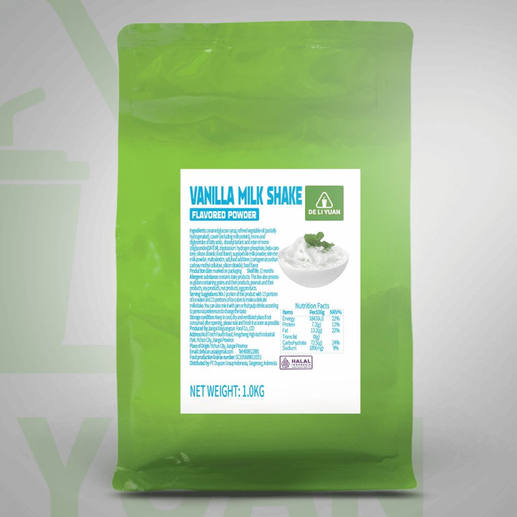 Vanilla Milk Shake Flavored Powder Deliyuan