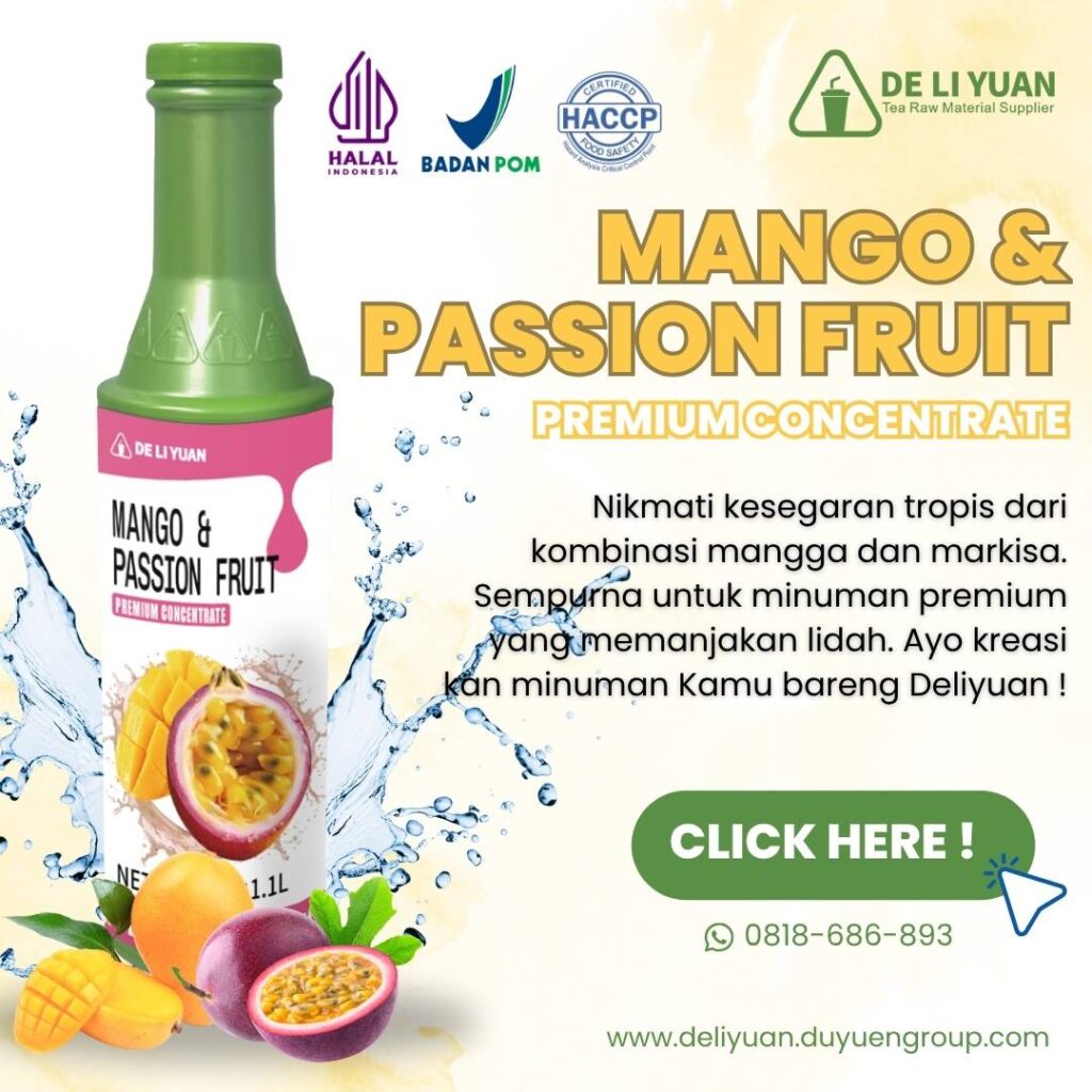 bahan baku minuman premium konsentrat magga dan markisa