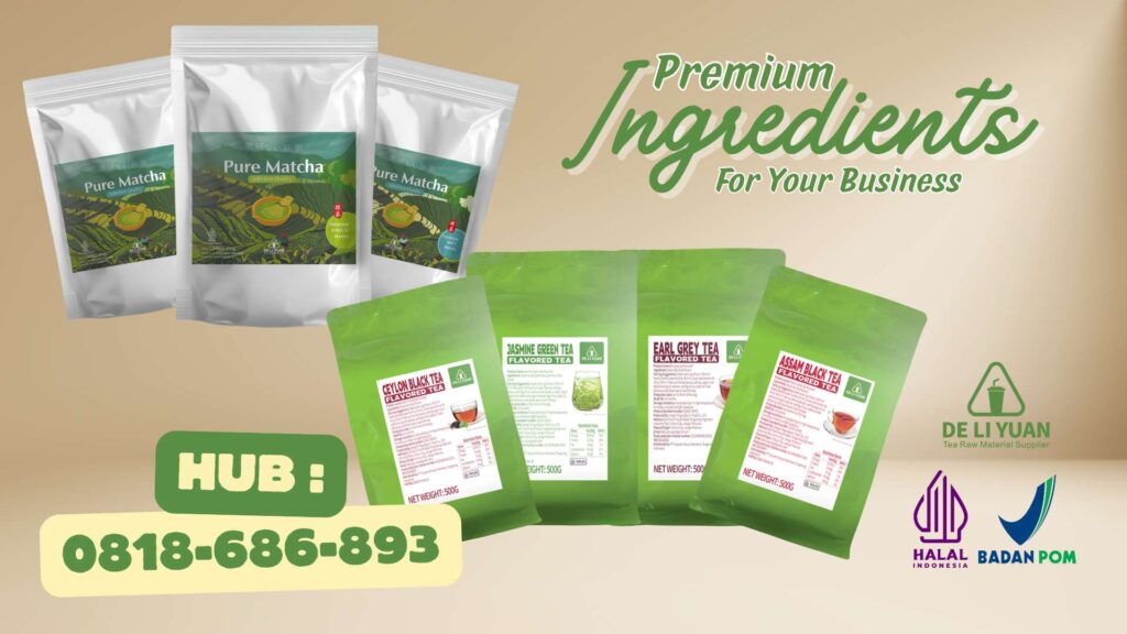 bahan baku minuman premium deliyuan