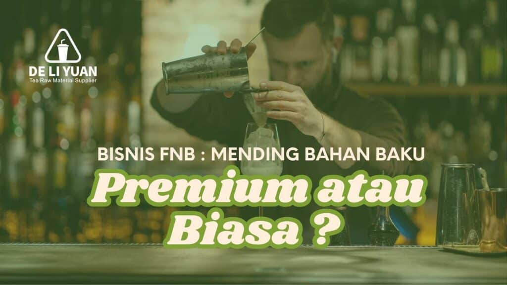 bahan baku minuman premium untuk horeca