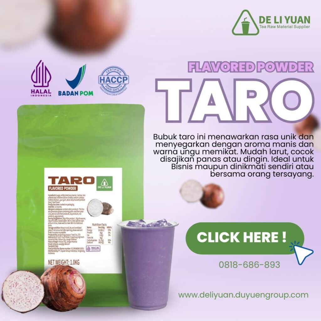 supplier bubuk minuman taro Deliyuan